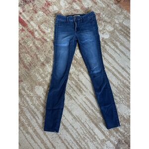 Abercrombie and Fitch Skinny Jeans Womens 27x31 Blue Stretch Denim Sexy Curves